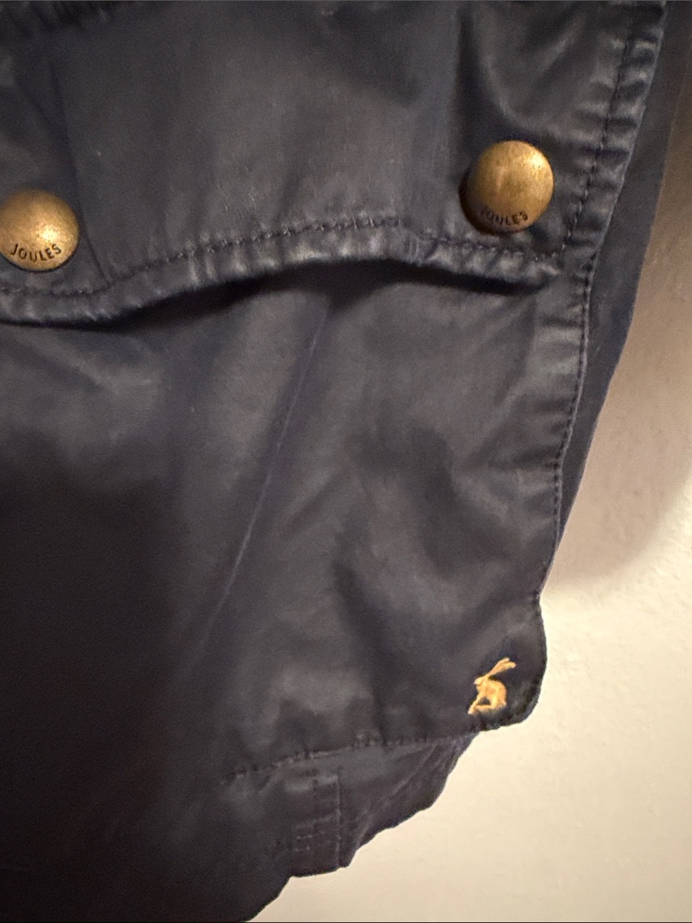 Joules Women’s lined Wax Jacket Size US 2 - Picture 4 of 7